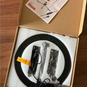 Black LED Ring Light Kit